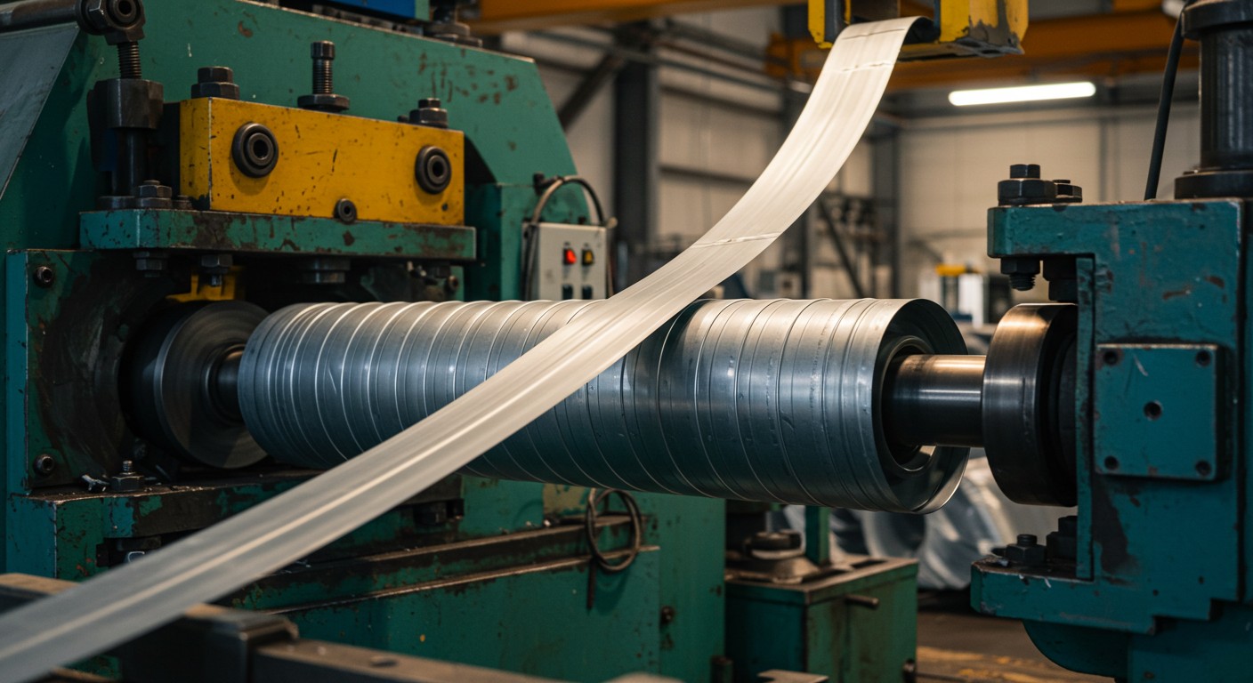 Оборудование для производства спиральных воздуховодов Процесс изготовления спиральных воздуховодов