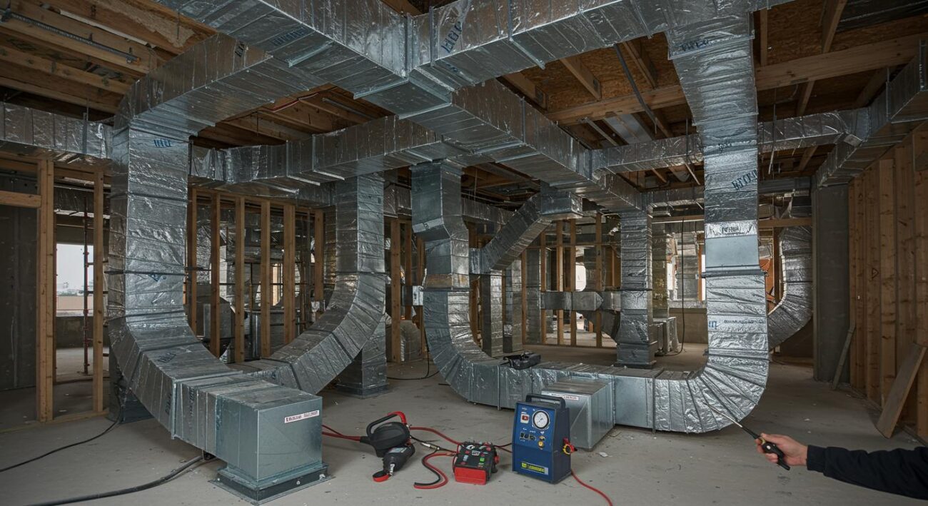 Как тестируют воздуховоды на герметичность