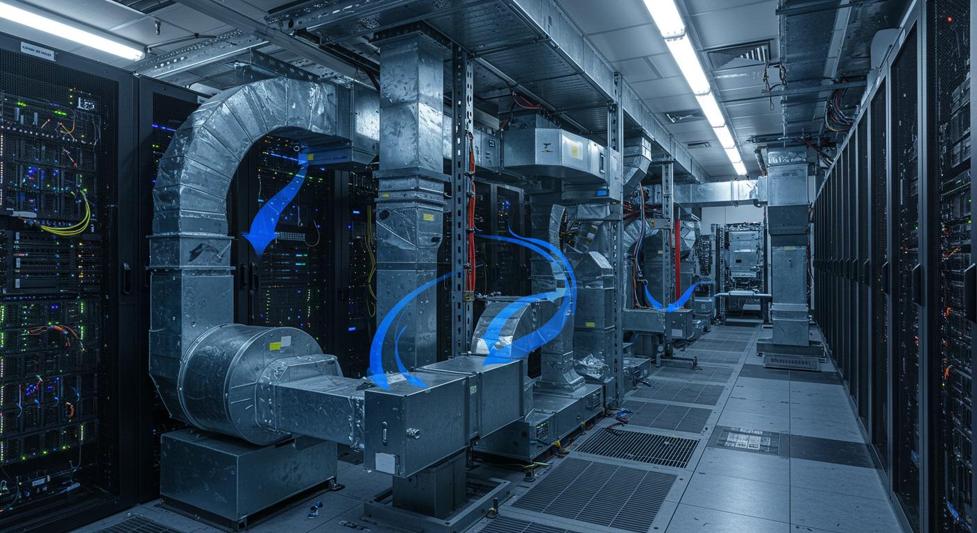 Современная вентиляционная система серверной комнаты