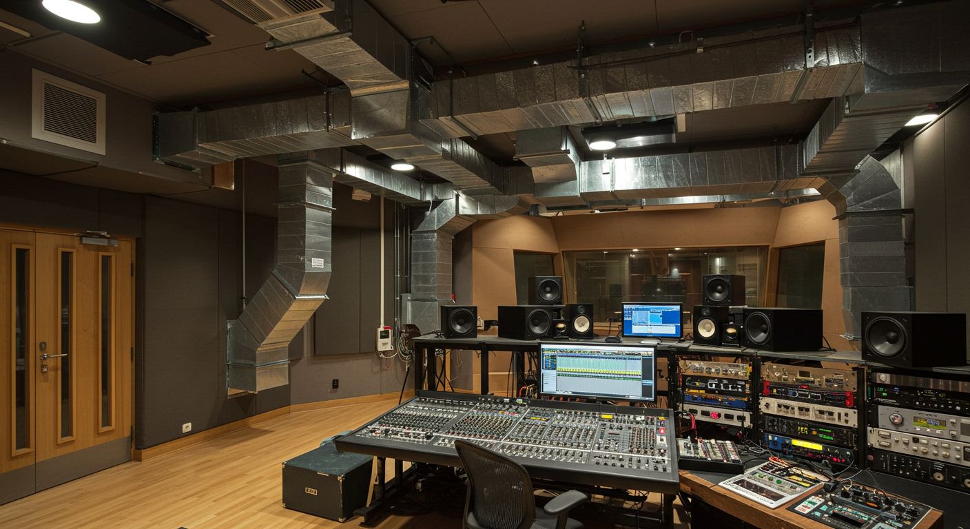 Как устроить вентиляцию в студии