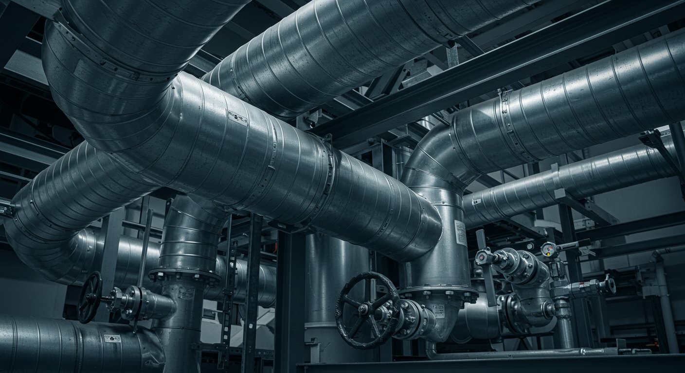 Контроль стыков в промышленных воздуховодах