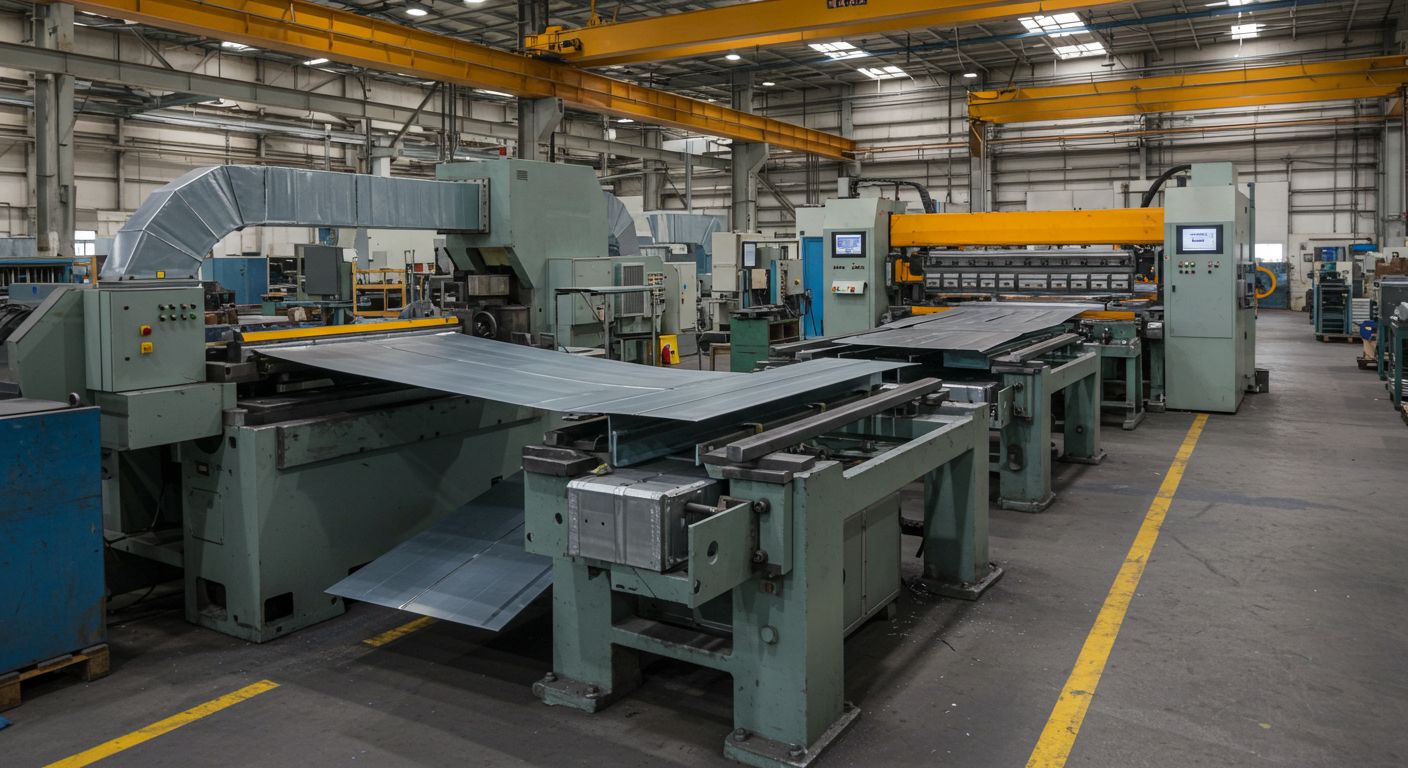 Современное оборудование для металлообработки воздуховодов