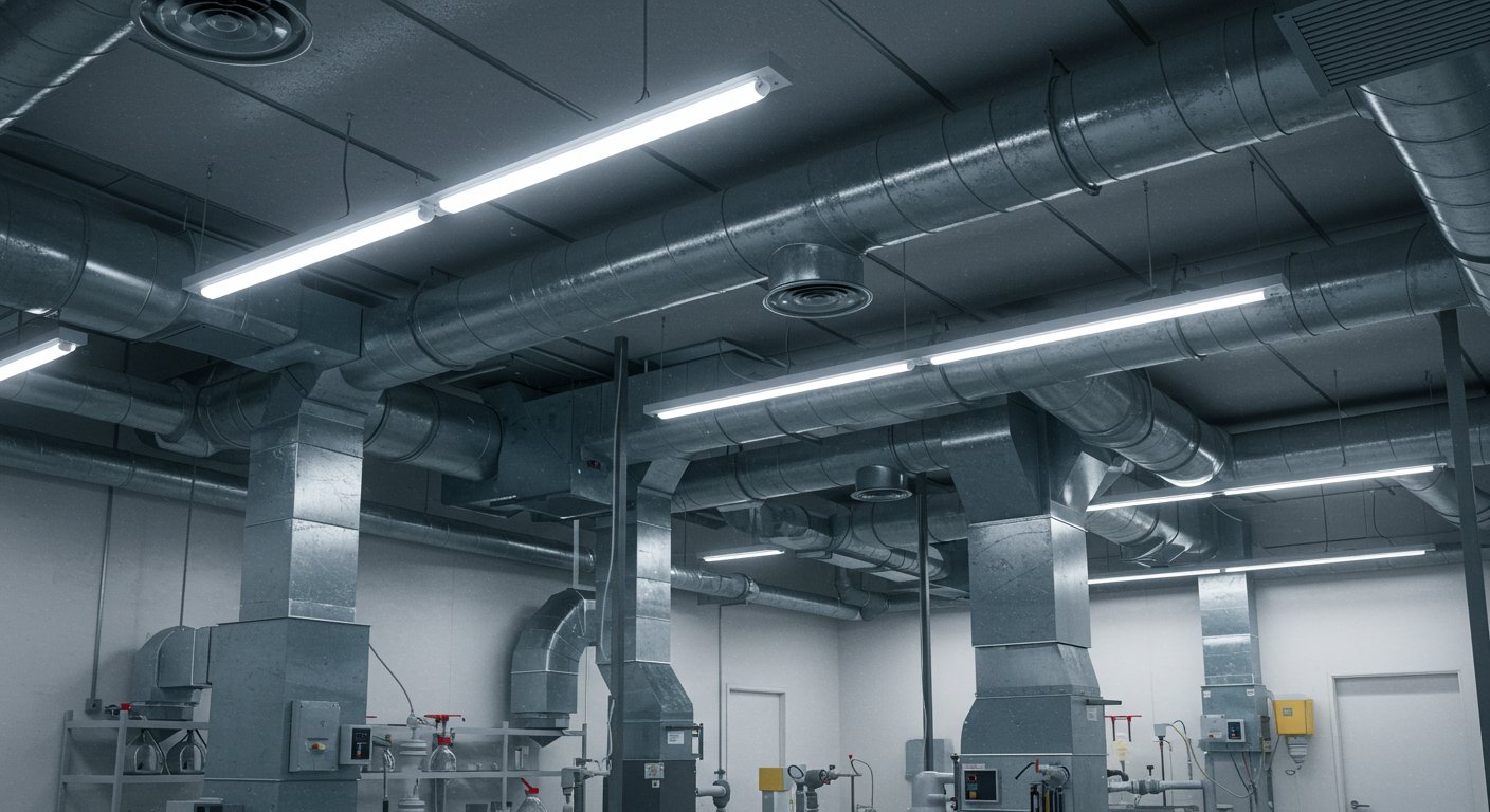 Вентиляционная система в лаборатории