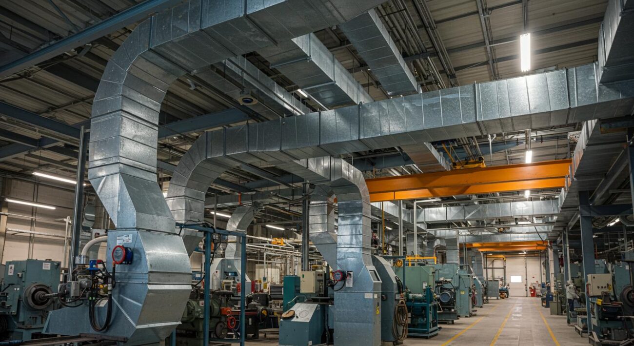 Особенности вентиляции промышленных цехов