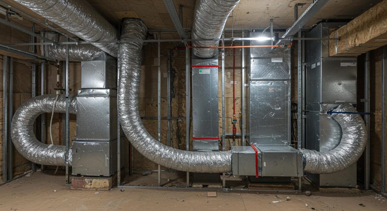 Ошибки при установке гибких воздуховодов