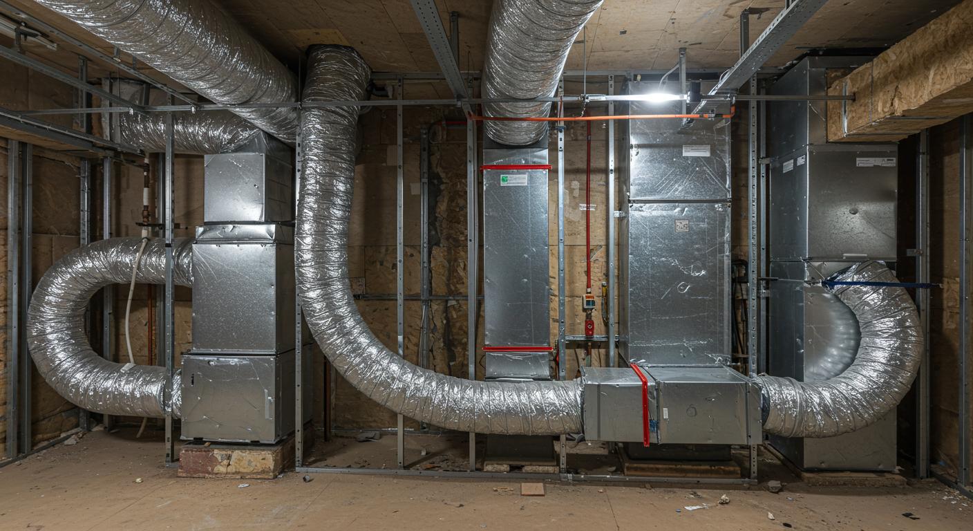 Ошибки при установке гибких воздуховодов