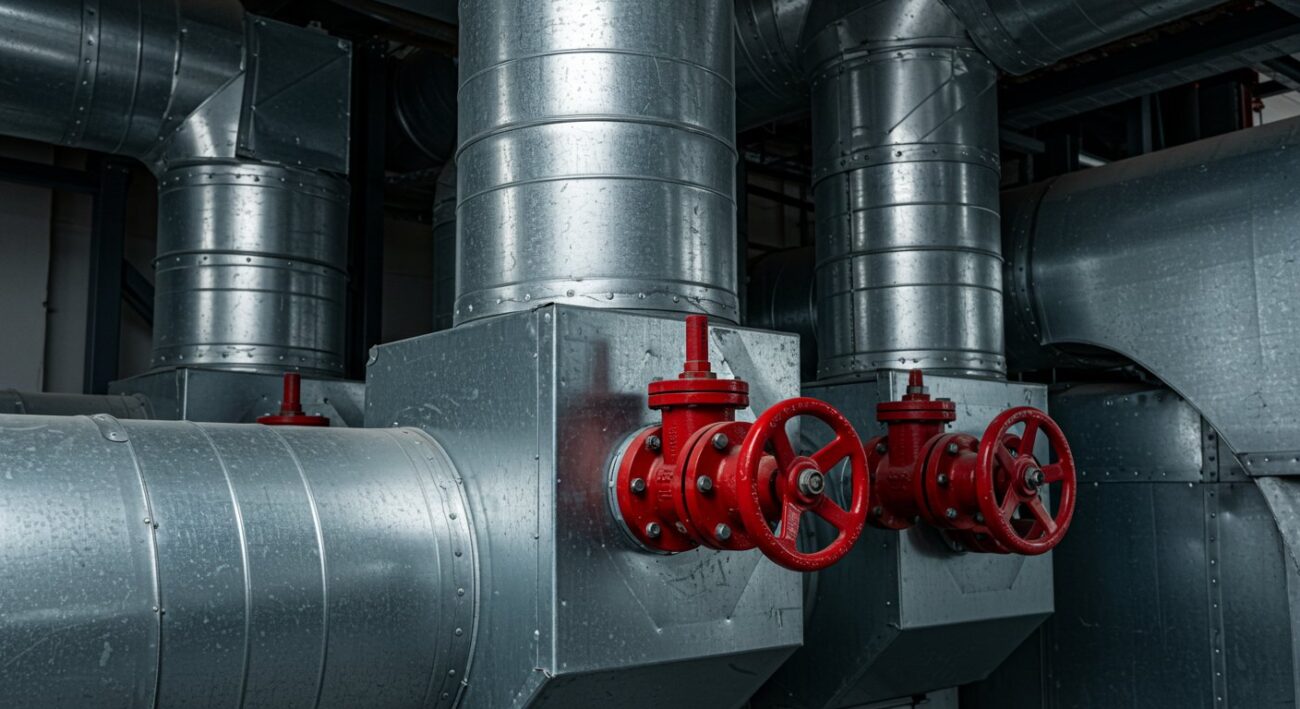 Пожарные клапаны в воздуховодах