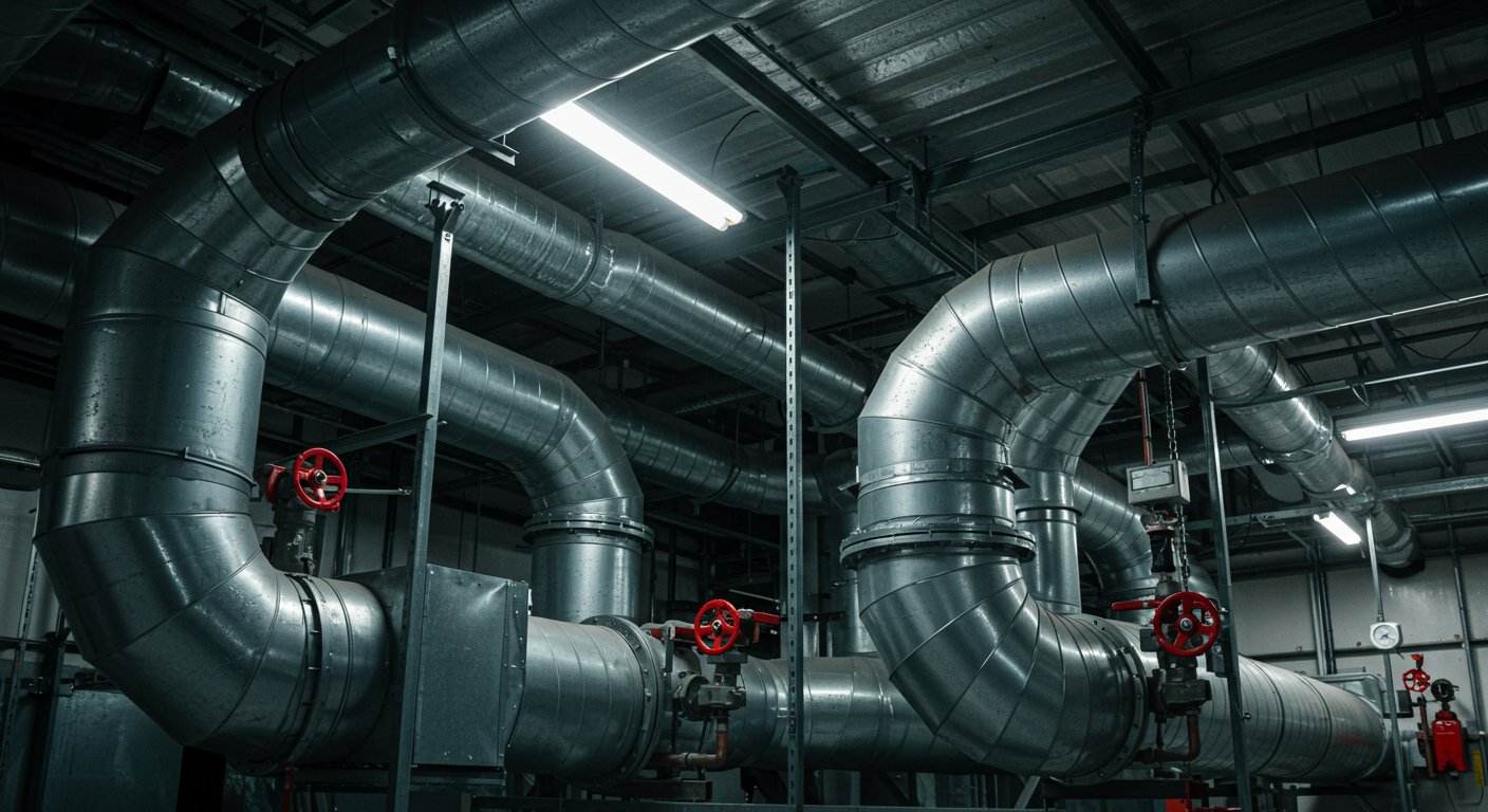 Пожарный клапан в воздуховоде