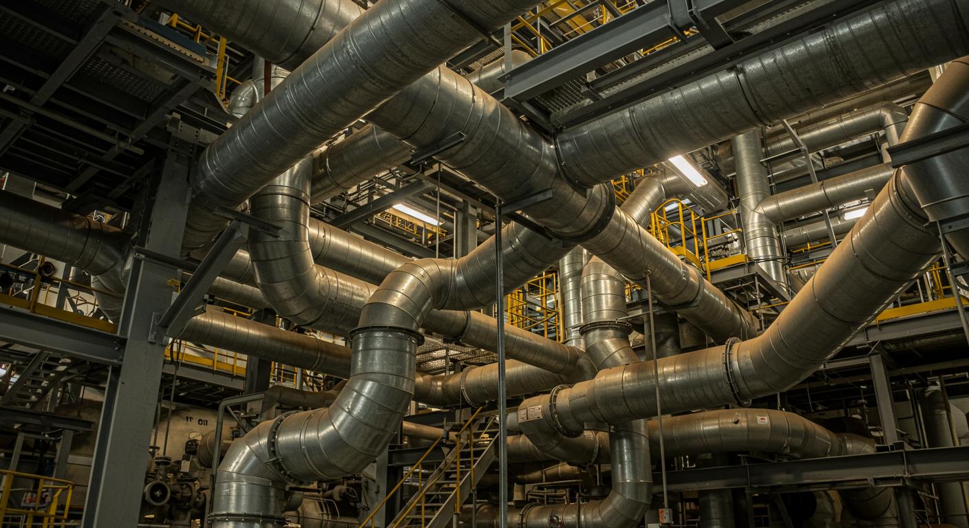 Специализированные воздуховоды для химической отрасли Воздуховоды для химической промышленности