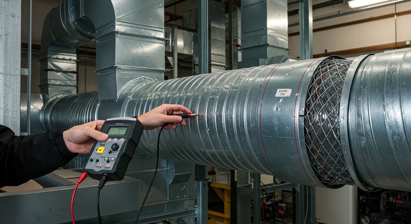 Проверка воздуховодов на предприятии