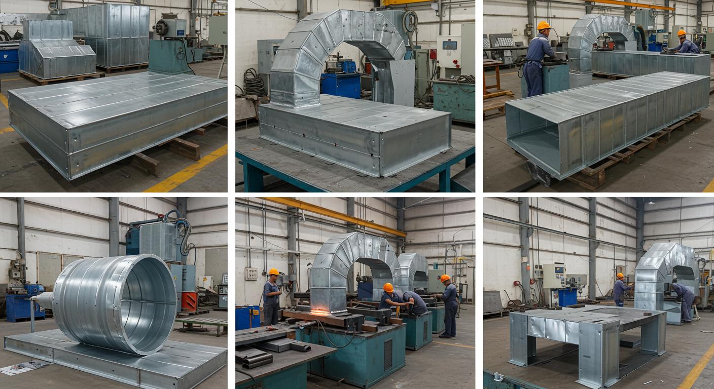 Производство вентиляционных изделий: этапы