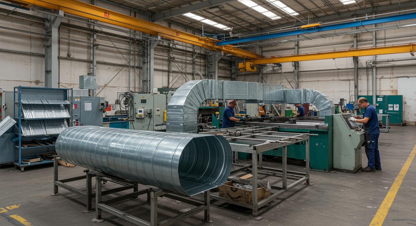 Изготовление фасонных частей воздуховодов