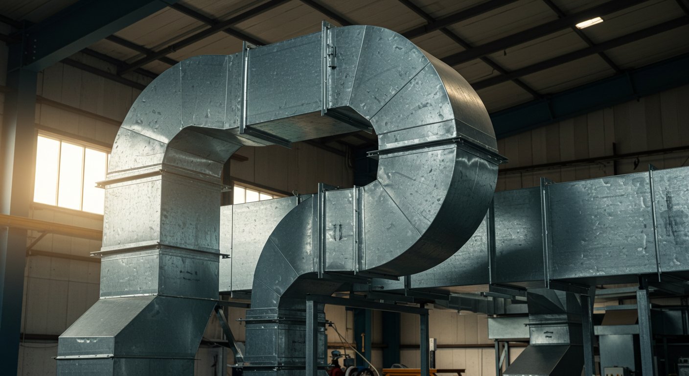 Промышленная система вентиляции на производстве Промышленная вентиляция на предприятии