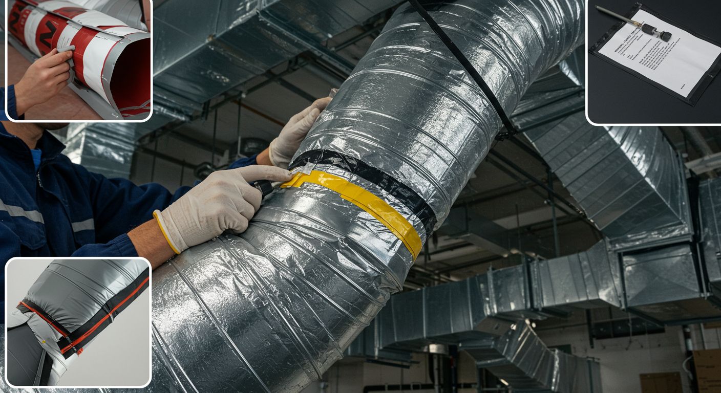 Современные технологии герметизации воздуховодов Герметизация воздуховодов