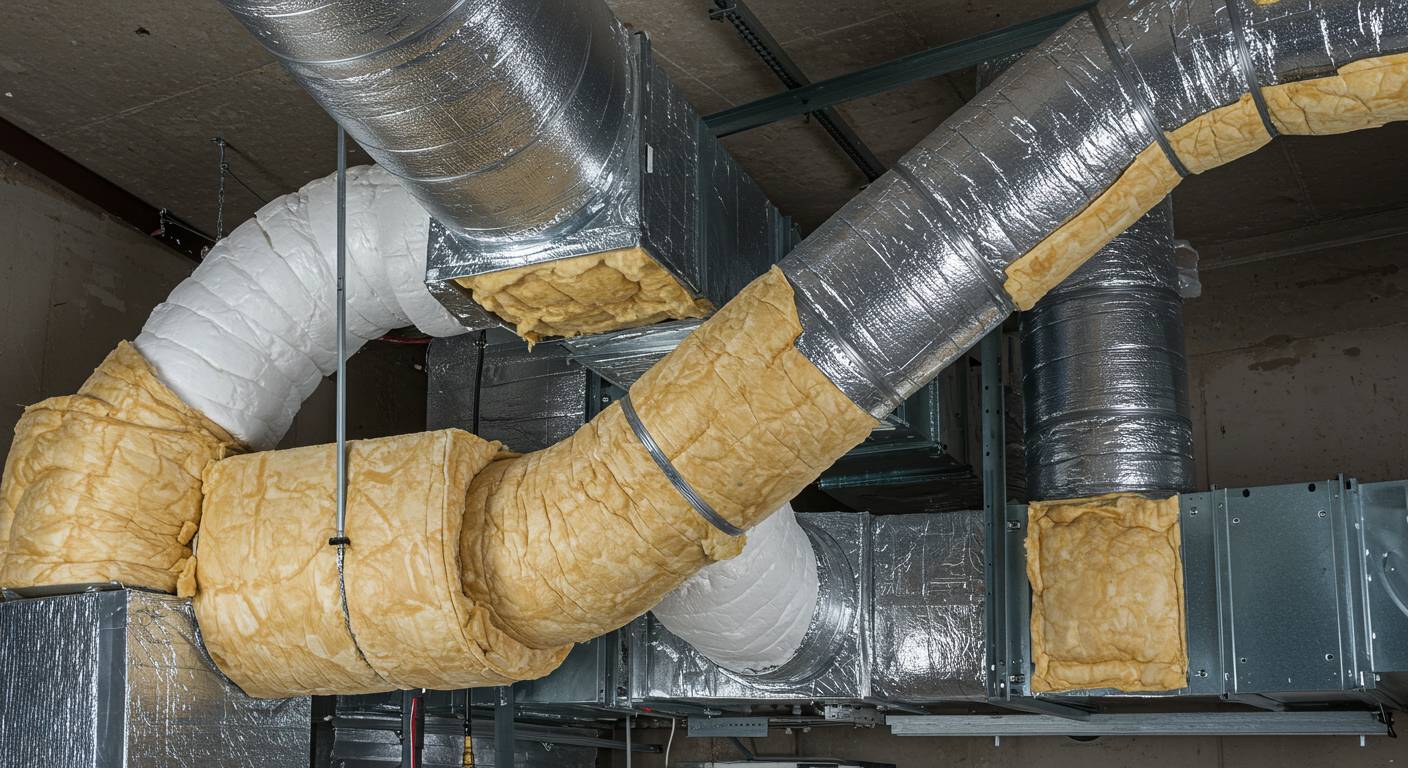 Изоляционные материалы для вентиляционных систем Типы изоляции для вентиляции