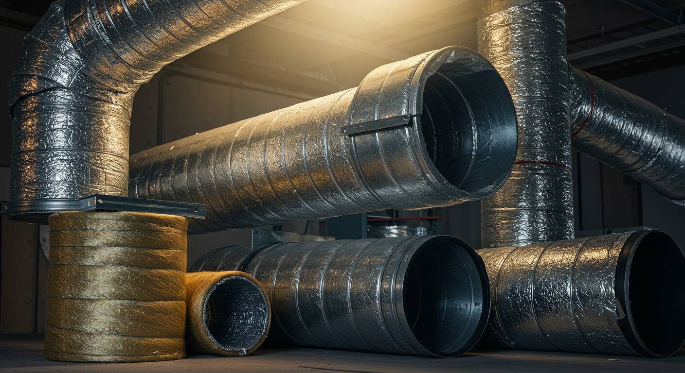 Шумоизоляционные материалы для воздуховодов Типы шумоизоляции воздуховодов