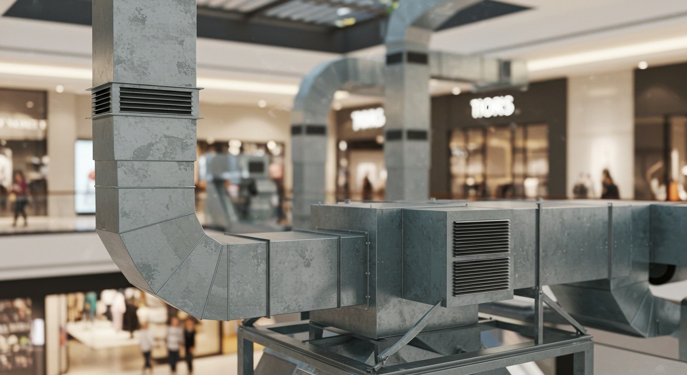 Эффективная система вентиляции в торговом центре Вентиляция в торговом центре